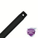 12 in. Downrod in Matte Black