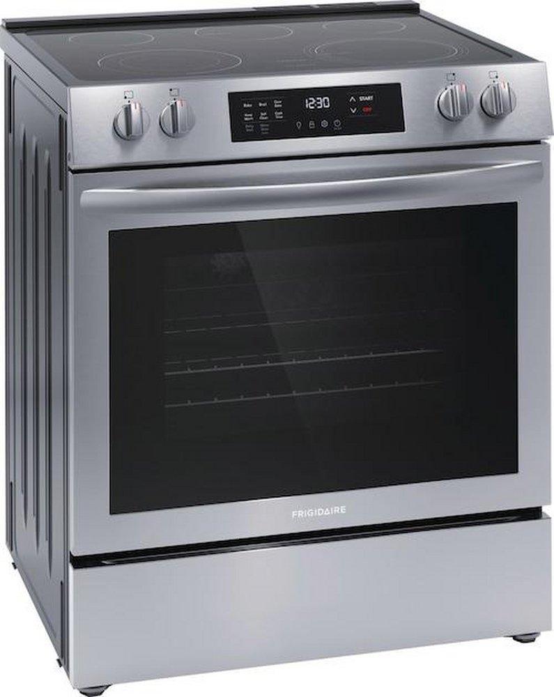 FRONT CONTROL - ELECTRIC - 30 - 5.0CF - 5 RADIANT ELEMENTS - 6-9 /12 / 2 6 /WRM ZONE - SELF CLEAN OVEN - ADA 