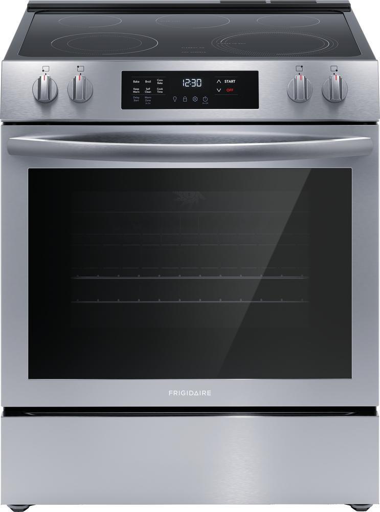 Frigidaire Stainless Steel 30 x 26 x 35-3/8 in. 5.3 cu. ft. Electric Freestanding Range 
