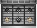36 FS DUAL FUEL RANGE 6 SEALED BURNERS 4.4CF OVEN CAPACITY DUAL FAN CONV. & POWER BURNERS CONT. GRATES LED BACKLIT KNOBS STEAM CLEAN ADA COMP 