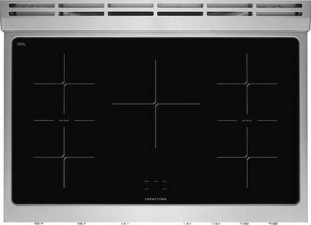 36 FS INDUCTION RANGE 5 INDUCTION ZONES 4.4 CU. FT. OVEN CAPACITY DUAL FAN CONVECTION LED BACKLIT KNOBS STEAM CLEAN TEMP PROBE BRIDGE ELEMENTS 