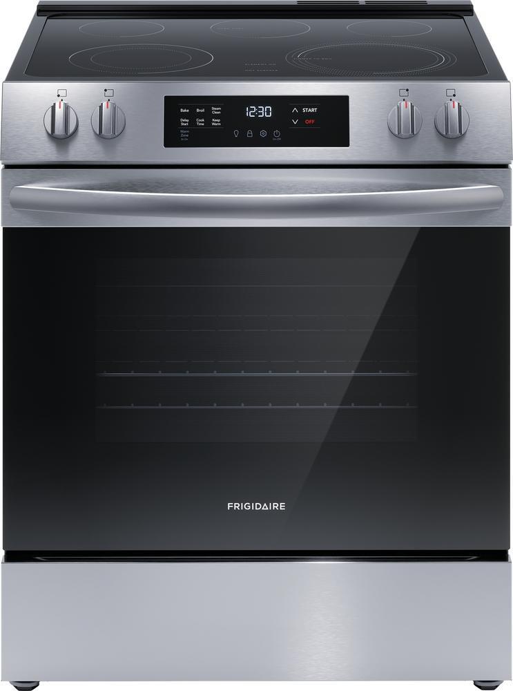 Frigidaire Stainless Steel 30 x 26 x 35-3/8 in. 5.3 cu. ft. Electric Freestanding Range 