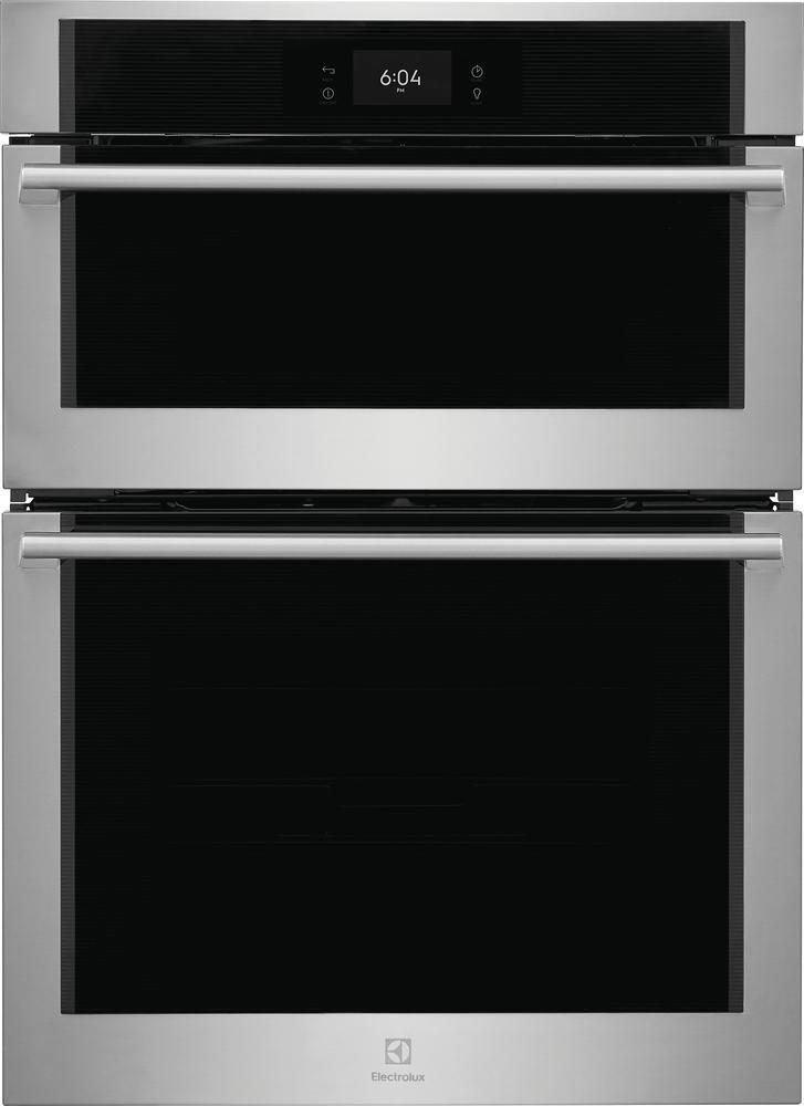 28-7/8 x 25-3/16 in. 5.3 cu. ft. 40A Drop Down Combo Oven in Stainless Steel 