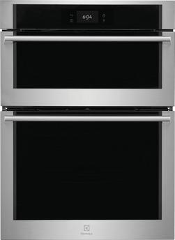28-7/8 x 25-3/16 in. 5.3 cu. ft. 40A Drop Down Combo Oven in Stainless Steel