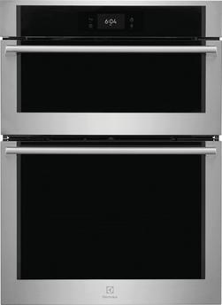 28-7/8 x 25-3/16 in. 5.3 cu. ft. 40A Drop Down Combo Oven in Stainless Steel