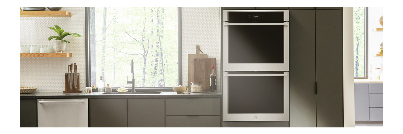 Electrolux Stainless Steel 29-7/8 x 25-3/16 in. 40A 10.6 cu. ft. Drop Down Built-in and Wall Mount Double Oven 