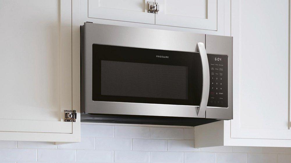 Frigidaire Stainless Steel 1500W 1.8 cu. ft. Ducted or Ductless Over the Range Microwave 