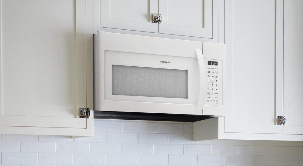 1.8 cu. ft. 1500 W Over-the-Range Microwave in White 