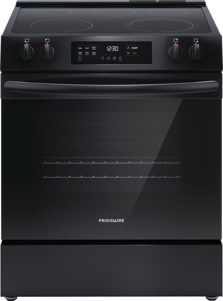 FRONT CONTROL - ELECTRIC - 30 - 5.0CF - 5 RADIANT ELEMENTS - 6-9 /12 / 2 6 /WRM ZONE - SELF CLEAN OVEN - ADA 