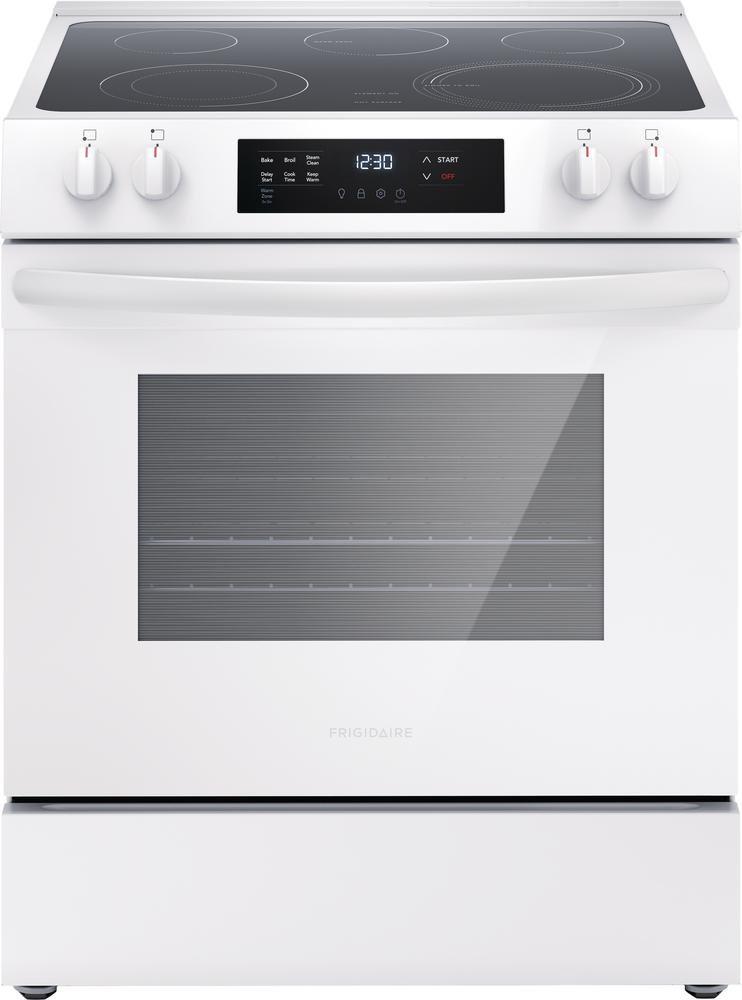 FRONT CONTROL - ELECTRIC - 30 - 5.0CF - 5 RADIANT ELEMENTS - 6-9 /12 / 2 6 /WRM ZONE - SELF CLEAN OVEN - ADA 