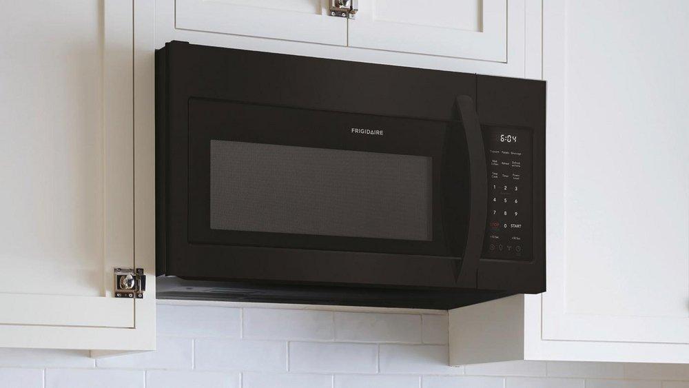 Frigidaire Black 1500W 1.8 cu. ft. Ducted or Ductless Over the Range Microwave 