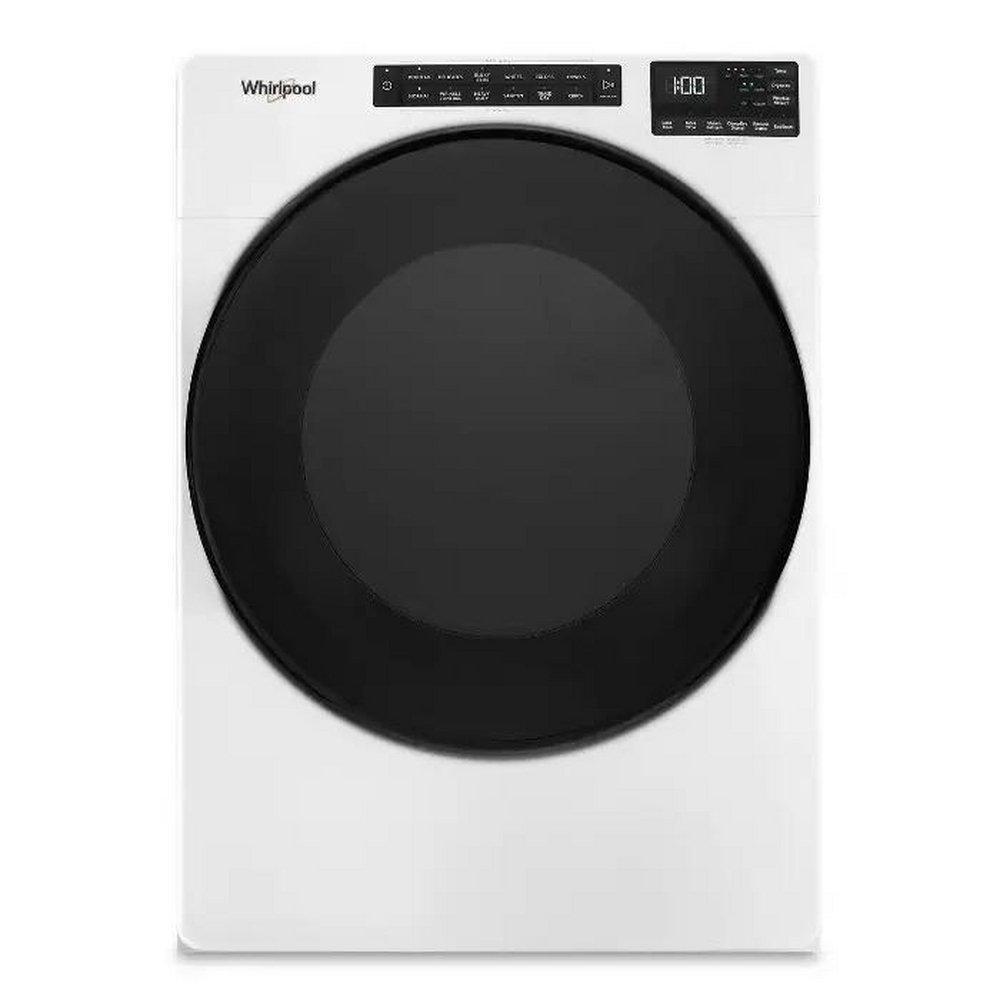 Whirlpool White 27 x 31 in. 120V 7.4 cu. ft. Gas Front Load Dryer 