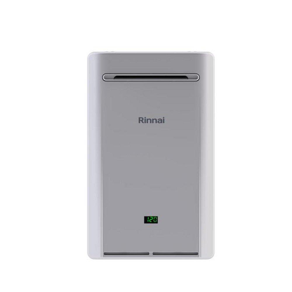 Rinnai 180 MBH 67W Outdoor Gas and Electric Tankless Water Heater 