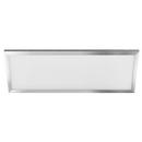 1 ft x 4 ft - 6 Way Edge Lit Integrated LED Color Selectable Flush Flat Panel Ceiling Light in Nickel 