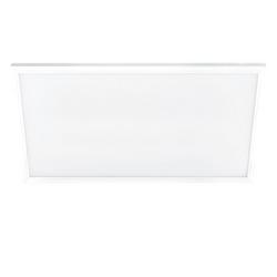 24 in. 52W 1-Light LED Flush Mount Ceiling Fixture in White