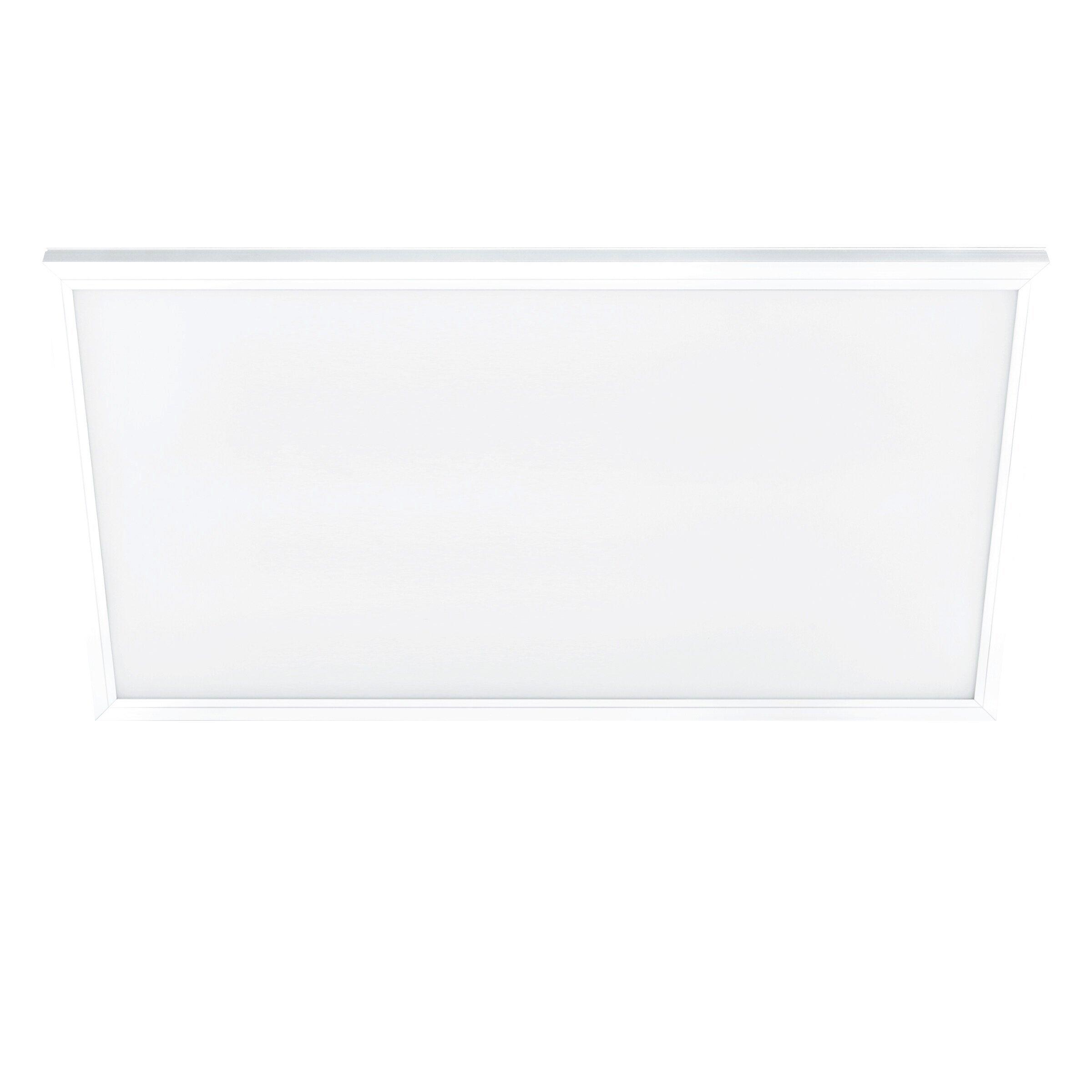 Feit Electric White 24 in. 52W 1-Light LED Flush Mount Ceiling Fixture 