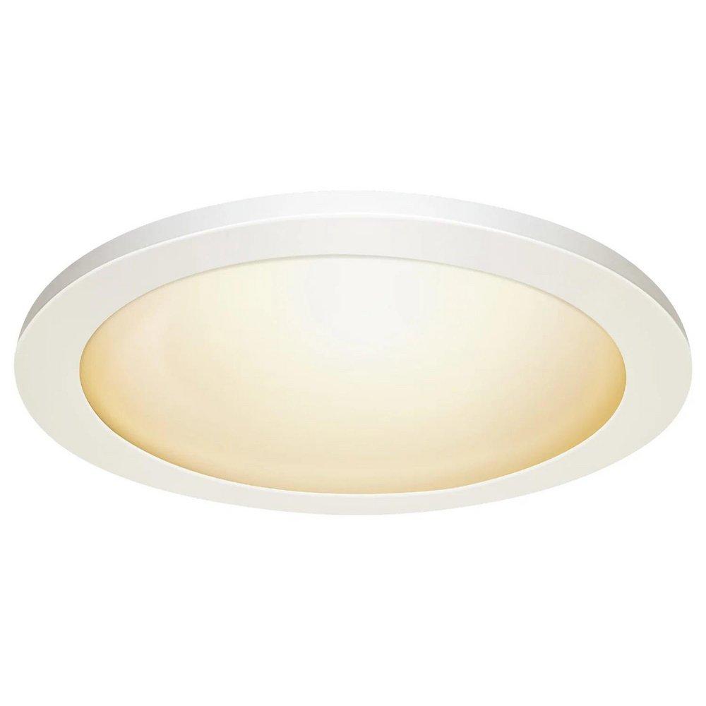 Feit Electric White 1 x 11 in. 12.5W 1-Light Integrated LED Flush Mount Ceiling Fixture 