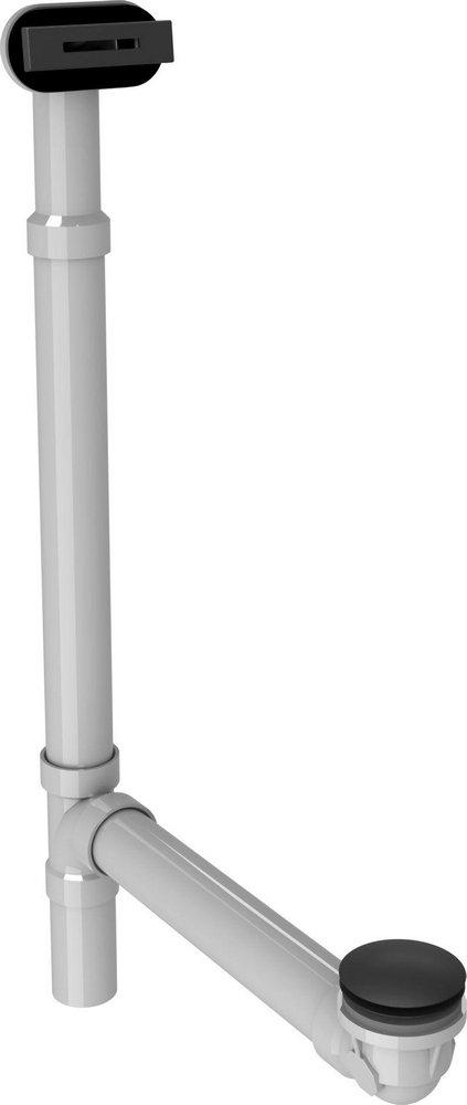 LINEAR OVERFLOW & TOE TAP DRAIN KIT MATTE BLACK 