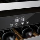 140 Bottle 24 in. Built-In Stainless Steel Wine Refridgerator 