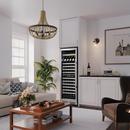 140 Bottle 24 in. Built-In Stainless Steel Wine Refridgerator 