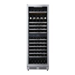 140 Bottle 24 in. Built-In Stainless Steel Wine Refridgerator