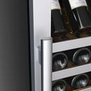 ENERGY STAR 140 BOTTLE 24 BUILT-IN STAINLESS STEEL WINE REFRIGERATOR 