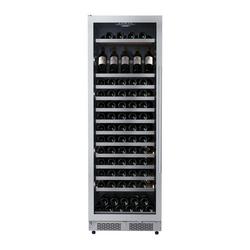 23-7/16 in. 140 Bottles Wine Cooler in Stainless Steel