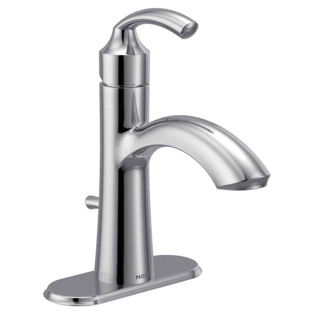 Moen Chrome Single Handle Bathroom Sink Faucet 