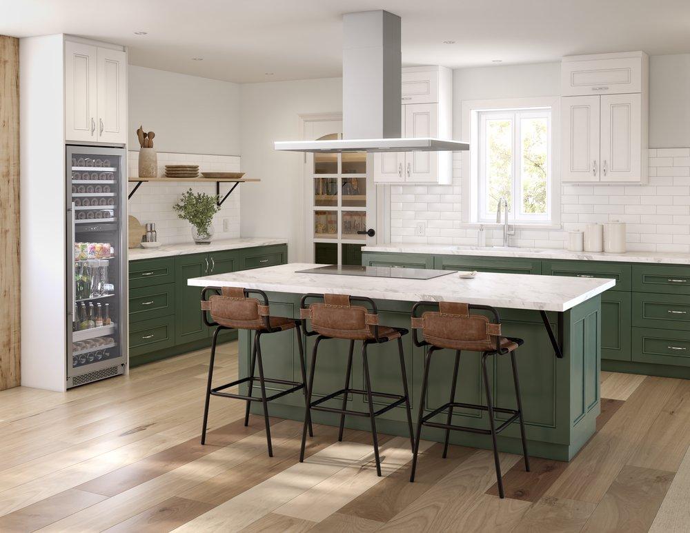 Luce 42 in. LED Island Hood in Stainless Steel, 600 CFM with ACT 