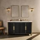 CAB ROUND CORNER METAL 2034D4 AGD BRSS 