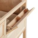 72 VANITY WITH RECTANGULAR UNDERMOUNT SINKS UNFINISHED FEATHERED WHITE WIDESPREAD 