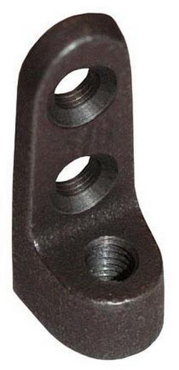 3/8 in. Malleable Iron Side Beam Connector in Black