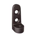 FNW&reg; Black Malleable Iron Side Beam Connector in Black 