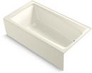 KOHLER Biscuit 60 x 32 in. Soaker Alcove Bathtub Right Drain 