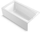 KOHLER White 60 x 32 in. Soaker Alcove Bathtub Right Drain 