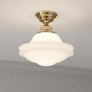 HUNTLEY 12-IN W NATURAL BRASS FARMH 