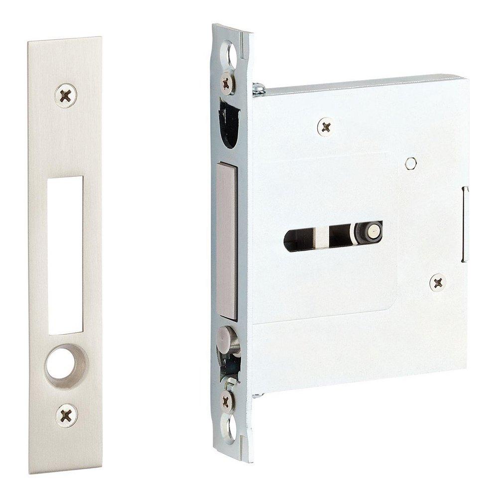 ELONGATED POPOUT BRASS POCKET DOOR PULL PASS SATIN BRASS 