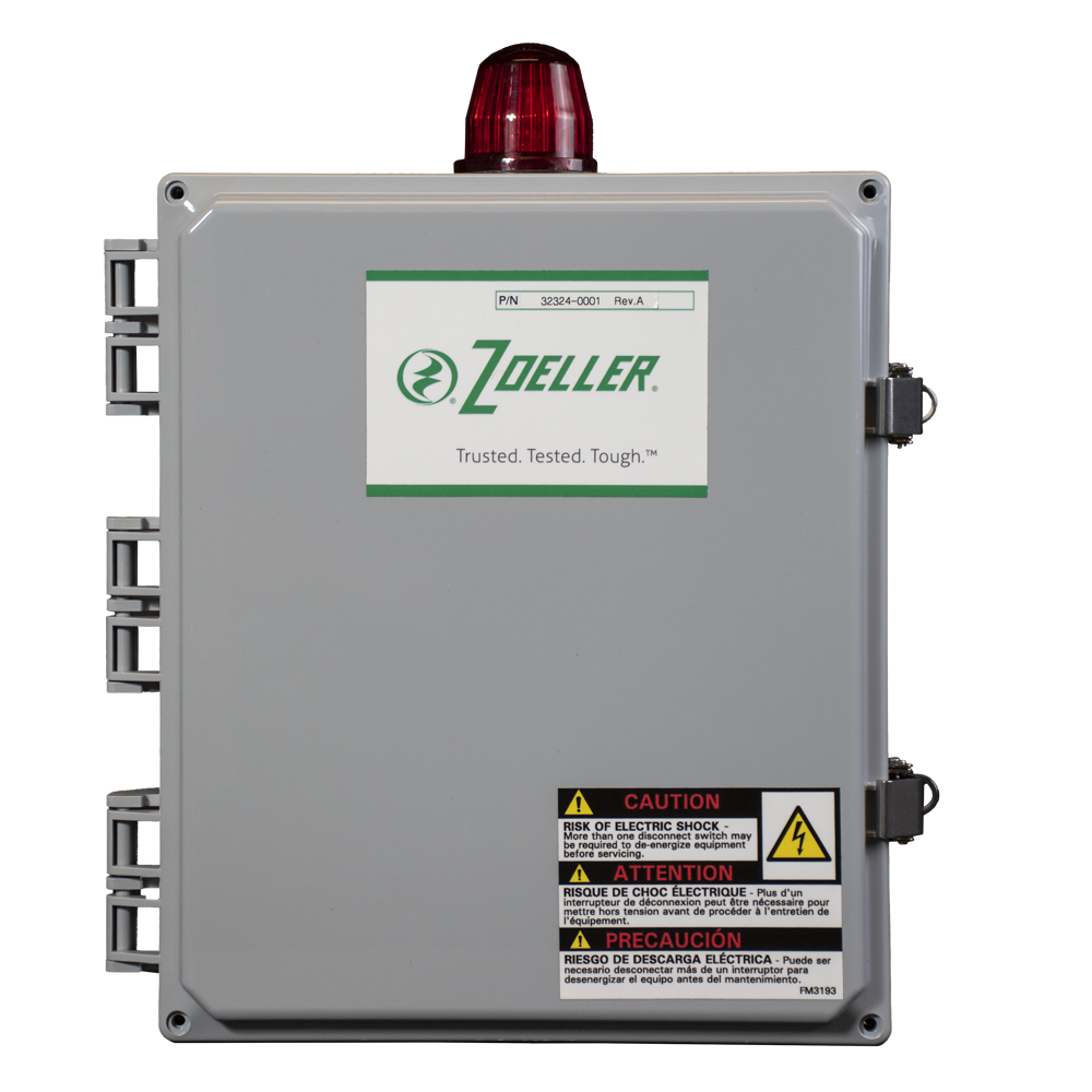 Zoeller Pump Co Grey Polycarbonate Pump Control Panel 