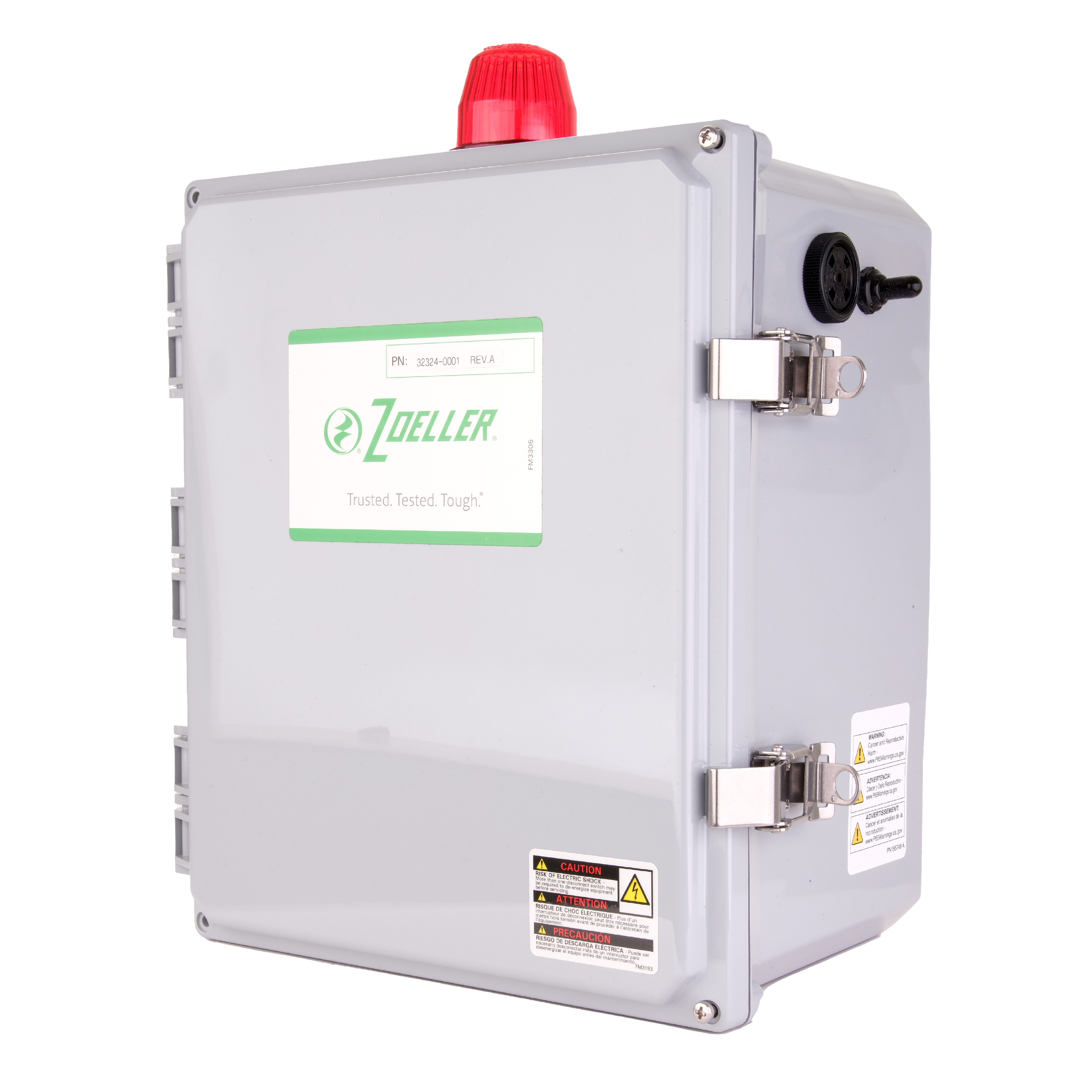 Zoeller Pump Co Grey Polycarbonate Pump Control Panel 