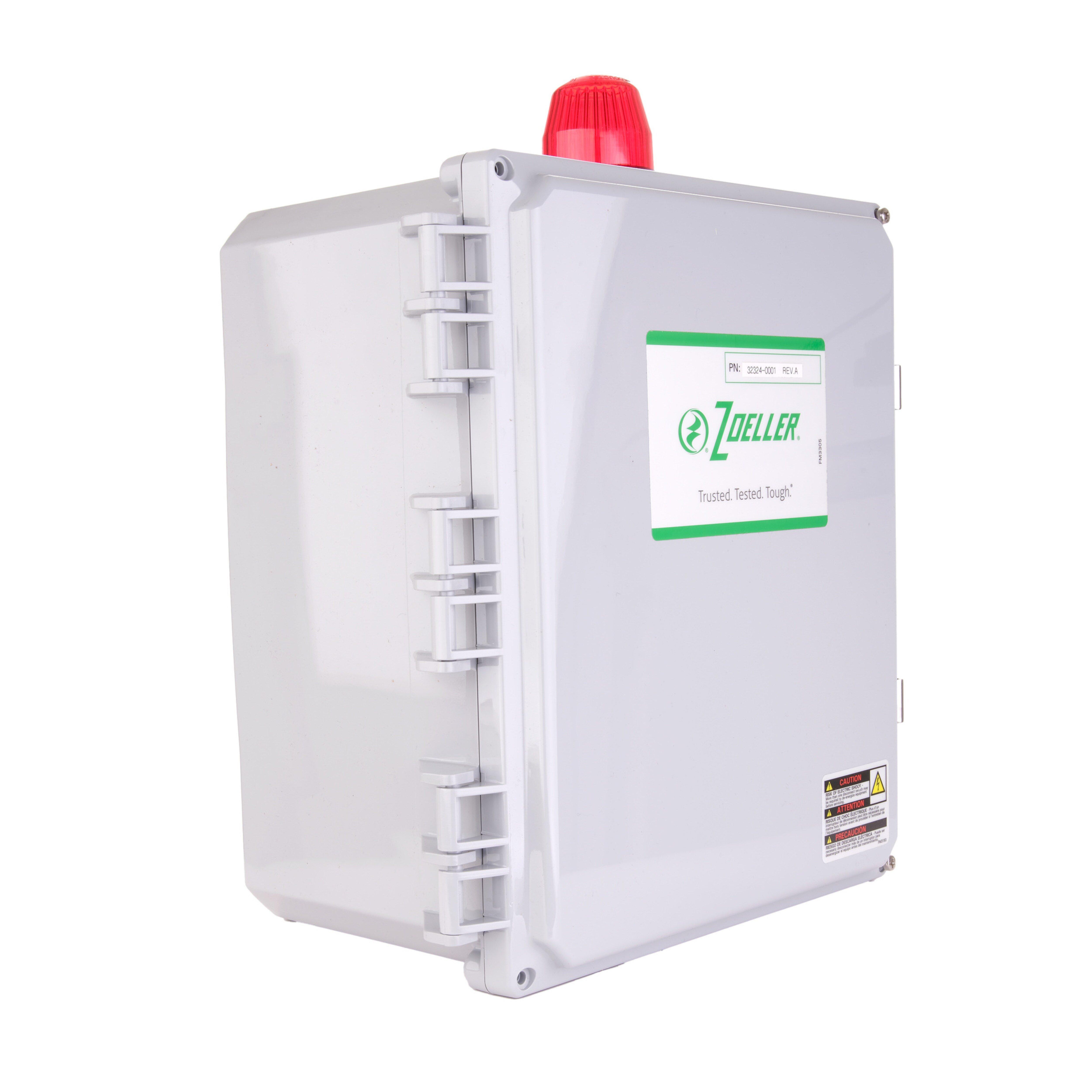 Zoeller Pump Co Grey Polycarbonate Pump Control Panel 