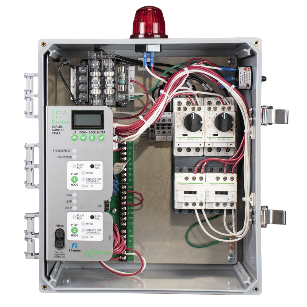 Zoeller Pump Co Grey Polycarbonate Pump Control Panel 