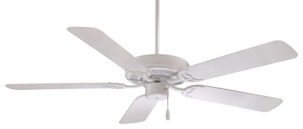 Minka Aire White 52 in. 5-Blade Indoor Ceiling Fan 