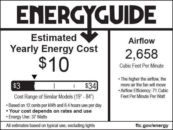 Minka Aire White 52 in. 5-Blade Indoor Ceiling Fan 