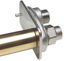 PRIER Products Satin Nickel Plated Heavy Commercial Wall Hydrant 