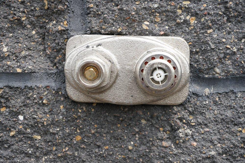 PRIER Products Satin Nickel Plated Heavy Commercial Wall Hydrant 