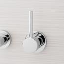 Single Handle Wall Mount Bathroom Sink Faucet in Polished Nickel 