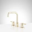 Signature Hardware Matte Black Two Handle Widespread Bathroom Sink Faucet 