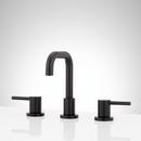 Two Handle Widespread Bathroom Sink Faucet in Matte Black 