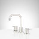 Signature Hardware Matte Black Two Handle Widespread Bathroom Sink Faucet 