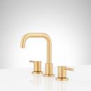 Signature Hardware Matte Black Two Handle Widespread Bathroom Sink Faucet 